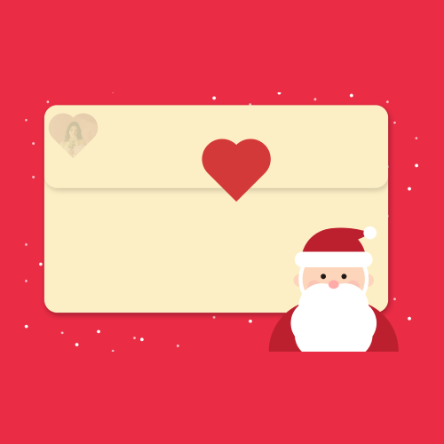 Christmas Letters Card